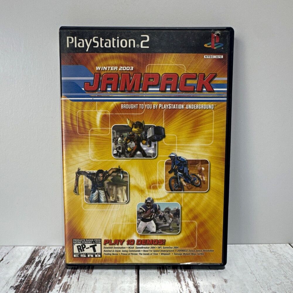 Jampack Winter 2003 Demo Disc Sony PlayStation 2 PS2 2003 w/ Case